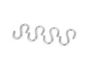 4pcs 6mm Thickness 201 Stainless Steel Hardware S Hooks Hanger