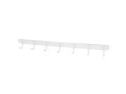 Aluminum 7 Hook Towel Clothes Coat Kitchenware Hanging Wall Hook Rack