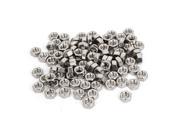 Unique Bargains 100pcs M4 Metric Machine Stainless Steel Hex Hexagon Nuts for Screws Bolts