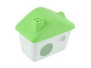 Plastic Cabin Shaped Portable Washable Hamster House Green White