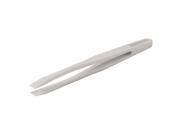 Plastic Anti static Straight Flat Tip Tweezer Safe Maintenance Tool White