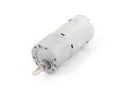 Unique Bargains 24V 80RPM Rotary Speed 6mm D Shaft 50mm Electric Micro DC Gearbox Gear Box Motor
