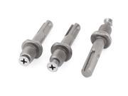 12mm Male Threaded Hollow Square Shank Drill Chuck Adapter Drive Bits 3pcs