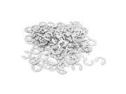 100pcs 304 Stainless Steel Fastener External Retaining Ring E Clip Circlip 3.5mm