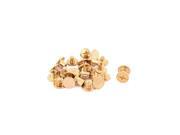 12 Pcs M5x6mm Brass Tone Binding Chicago Screw Post for Leather Purse Belt