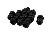 Unique Bargains PG13.5 Waterproof 6 12mm Dia Cord Grip Cable Glands Connectors 10pcs