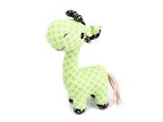 Children Kids Dotted Pattern Birthday Party Gift Animal Toy Giraffe Doll Green