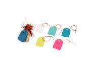 36mm x 25mm Plastic Plant Seed Hanging Tag Label Marker Assorted Color 50Pcs