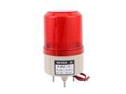 Unique Bargains DC 24V Industrial Tower Blinking Signal Red Lamp Alarm Light Buzzer