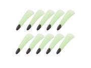 10 Pcs Green Black Glow in the Dark Halloween Costume Fingernails