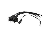 Unique Bargains 10 x CCTV Security Camera 5.5x2.1mm Female DC Power Cable Pigtail Lead 25cm