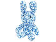 Children Kids Flower Pattern Birthday Party Gift Animal Toy Rabbit Doll Blue