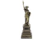 Unique Bargains Bronze Tone Metal The Statue of Liberty Sculpture Model Desk Ornament 7 18cm