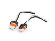 2pcs H11 Female Adapter Wiring Harness Sockets Wire for Headlights or Fog Lights