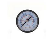 0 150MPa 0.35 Diameter Thread Round Dial Gaseous Air Metal Pressure Gauge