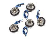 5 Pcs Gray 1156 Light Bulb Socket Lamp Holder Connector Adapter Wire Harness