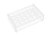 Unique Bargains 2 Layers 1.5ml Centrifuge Tubes Tubing Holder Rack Stand Organizer Clear