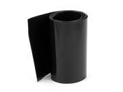 3.3ft 85mm Flat 54mm Dia PVC Heat Shrink Tubing Black for 4 x 18650 Battery