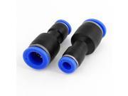 Tube 9mm to 10mm One Touch Straight Quick Fittings 2pcs