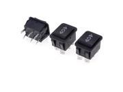 Auto Car 6 Pins On Off On Rocker Switch Momentary Rocker Switch 3pcs