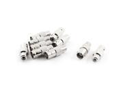 Unique Bargains CCTV BNC Female to RCA Female F F Jack Video Coaxial Connector Adapter 10pcs