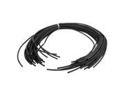 Unique Bargains 34 Pcs Black 5mm Dia 2 1 Polyolefin Heat Shrink Shrinkable Tubing Tube 1M 3.3Ft