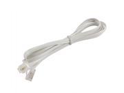 6P2C RJ11 Modular Telephone Extension Phone Line Cable Wire 1.3M