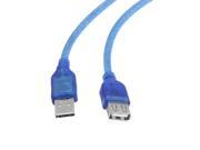 Unique Bargains Unique Bargains 16.4Ft 5 Meter USB 2.0 Male to Female Printer Extension Cable Blue