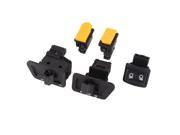 Unique Bargains 5 x Motorcycle Switch Distance Light Headlamp Horn Start Cornering Lamp Switches