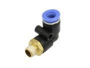 Unique Bargains 8mm OD Tube Air Pneumatic Elbow Type Connector Quick Fitting Coupler Xxjqw