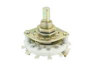 Unique Bargains 10mm Mounting Hole Dia 1P11T 1 Deck Band Channel Rotary Switch Selector