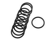 Unique Bargains 10 x 36mm External Dia 3.1mm Thickness Rubber Oil Seal O Ring Gaskets Black