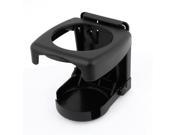Black Plastic Foldable Can Drink Cup Can Bottle Holder Drinking Case for Auto