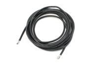 Black 12AWG Glass Fiber Outer Dia 4.38mm 0.17 Silicone Cable Wire 300cm