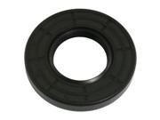 30mm x 58mm x 8mm Nitrile Rubber Coated TC Double Lip Oil Seal Black