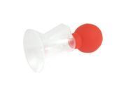 Red Rubber Squeezing Suction Manual Milk Breast Pump for Baby