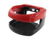 Unique Bargains Car Vehicle Black Red Plastic Air Vent Drink Can Holder Stand