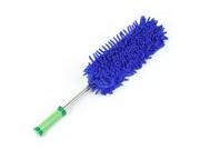 Unique Bargains Home Car Removeable Nonslip Handle Sweeping Duster Cleaner Brush Blue