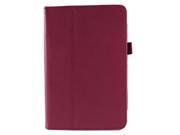 Unique Bargains Magenta Faux Leather Flip Folio Stand Case Cover for ASUS 7 FonePad ME371