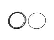 Unique Bargains 5 x 105mm External Dia. 2.65mm Thickness Rubber Oil Seal O Ring Gaskets Black