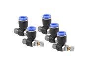 Unique Bargains 5 Pieces 8mm Pneumatic Fitting One Touch Speed Controller