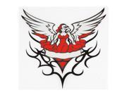 Unique Bargains Car Automobile Self adhesive Wing Girl Decal Sticker Red