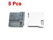 Unique Bargains PCB Surface Mount Type Quick Flip Micro SD Card Sockets 5 Pieces