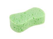 Durable Practical Perforated Bone Shaped Car Wash Sponge Green