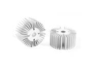 Unique Bargains Led Light Lamp Aluminum Heat Sinks Radiator Cooling Fin 39mmx6.5mmx20mm 2 Pieces