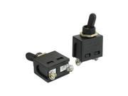 Panel Mounted Wobble Level SPST ON OFF 2 Position Toggle Switch 2 Pcs