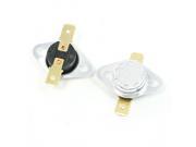 Unique Bargains 250V 10A 125C 257F NC Normal Close Thermostat Temperature Thermal Switch