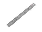Carpentry Stainless 15cm 6 Double Side Straight Ruler Measurement Tool