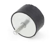 M12 Male Female End Rubber Vibration Isolator Mount 75mm x 40mm