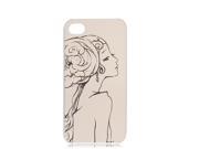 Unique Bargains Pink Sexy Lady Hard Back Case Cover for Apple iPhone 4 4G 4S 4GS 4th Gen